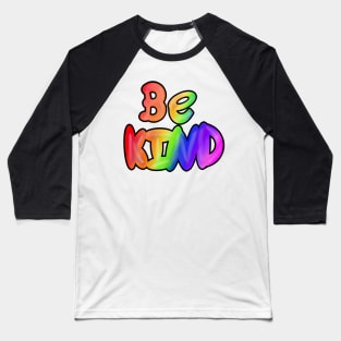 Rainbow “Be Kind” Baseball T-Shirt